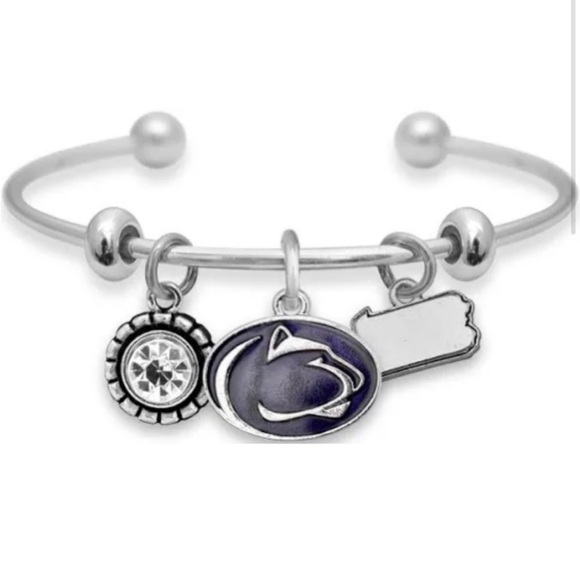 Penn State Nittany Lions Silver Charm Bracelet - Picture 2 of 3